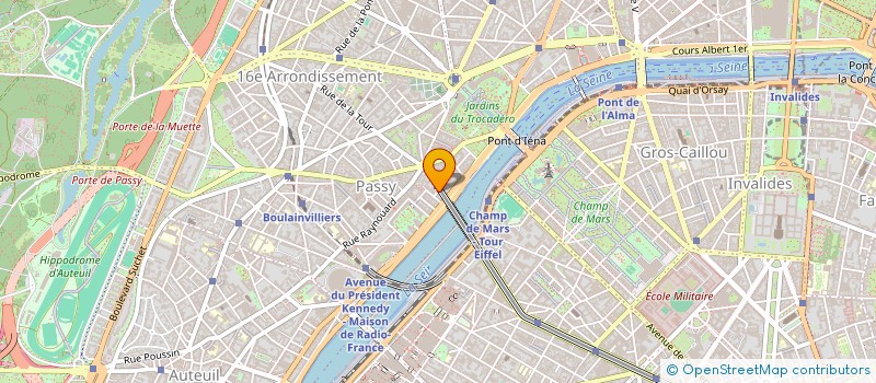 localisation de l'entreprise ASS THORPE-TRAVERS-HOSTACHY à PARIS