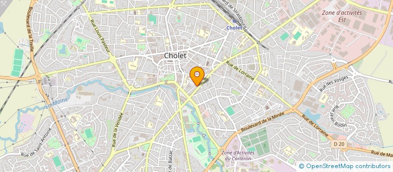 localisation de l'entreprise ASS TICKETS TO ZNA 9 à CHOLET