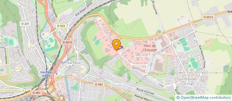 localisation de l'entreprise ASS TIR HARFLEUR ET REGION HAVRAISEET  HARFLEUR