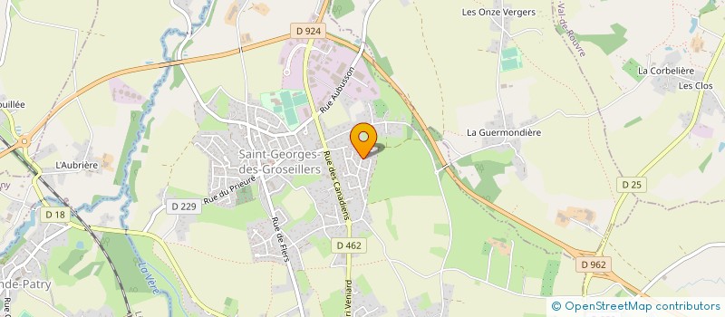 localisation de l'entreprise ASS TIR NATIONAL TIRER AU FUSIL DE CHAS à SAINT-GEORGES-DES-GROSEILLERS