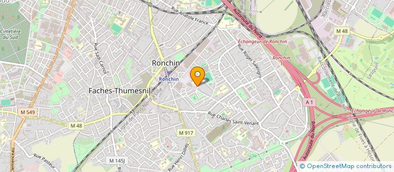 localisation de l'entreprise ASS TIR SPORTIF RONCHINOIS à RONCHIN