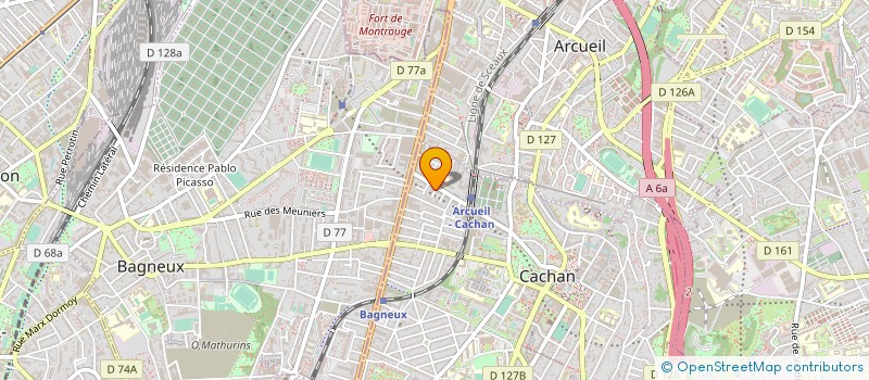 localisation de l'entreprise ASS TOGUNA DOGON  CACHAN