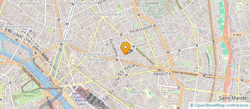 localisation de l'entreprise ASS  TONUS EMPLOI  PARIS