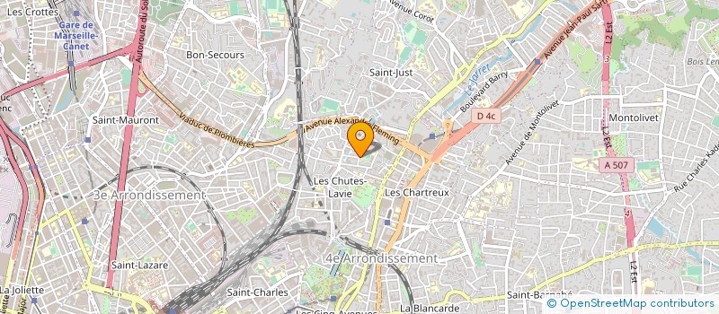 localisation de l'entreprise ASS TOP EXPRESSIONS à MARSEILLE