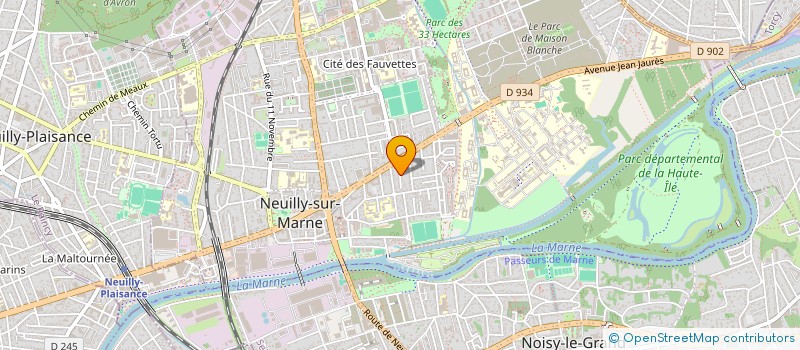 localisation de l'entreprise ASS TORAH VECHALOM à NEUILLY-SUR-MARNE