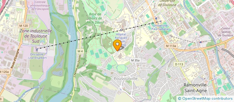 localisation de l'entreprise ASS TOULOUSAIN CONTROLE QUALITE BIO CLI  TOULOUSE