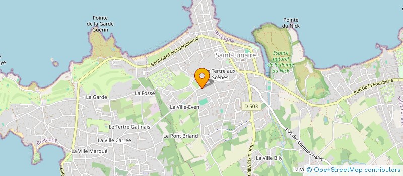 localisation de l'entreprise ASS TOUR SOCIAL AUBERGES JEUNESSE  SAINT-LUNAIRE