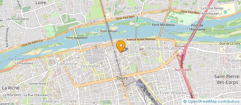 localisation de l'entreprise ASS TOURANGELLE NOUVELLES TECHNOLOGIES à TOURS