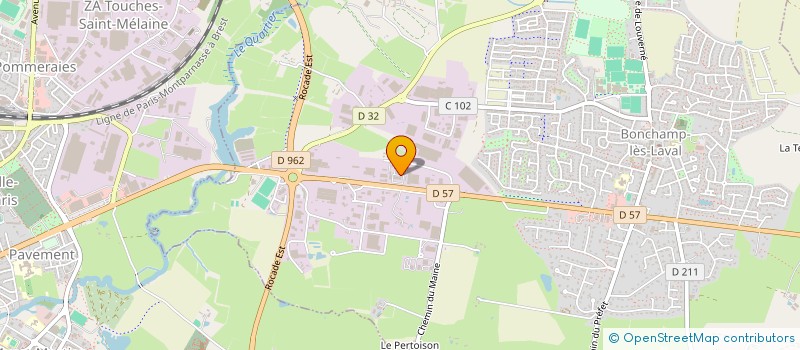 localisation de l'entreprise ASS TOURISME ET LOISIRS 53  BONCHAMP-LES-LAVAL