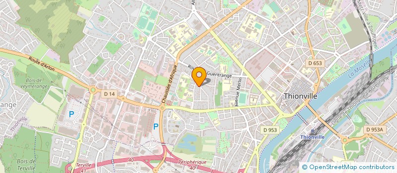 localisation de l'entreprise ASS TOURISME POUR TOUS DE LA MOSELLE  THIONVILLE