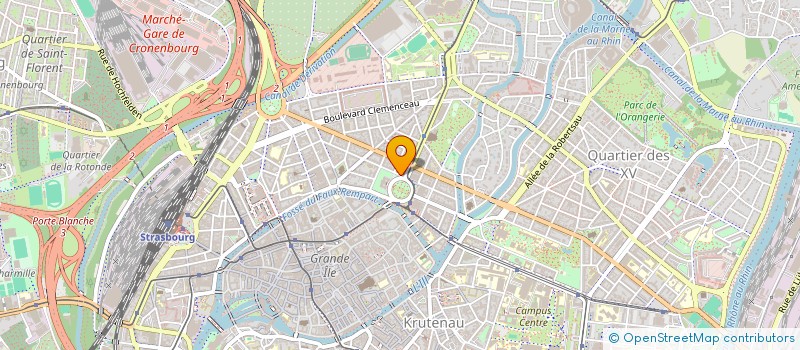 localisation de l'entreprise ASS TOURIST SPORT CULTUR ADMINIS FINANC  STRASBOURG