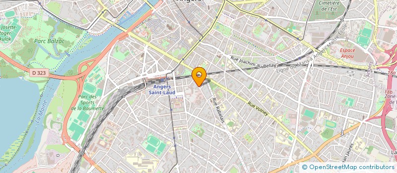 localisation de l'entreprise ASS TOURIST SPORT CULTUR ADMINIS FINANCE à ANGERS