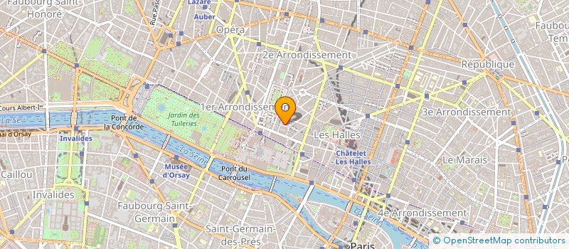 localisation de l'entreprise ASS TOURIST SPORT CULTUR ADMINIST FINANC à PARIS