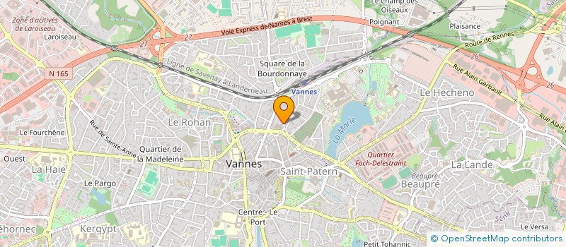 localisation de l'entreprise ASS TOURIST SPORT ET CULTURE ZDMINISTRAT à VANNES