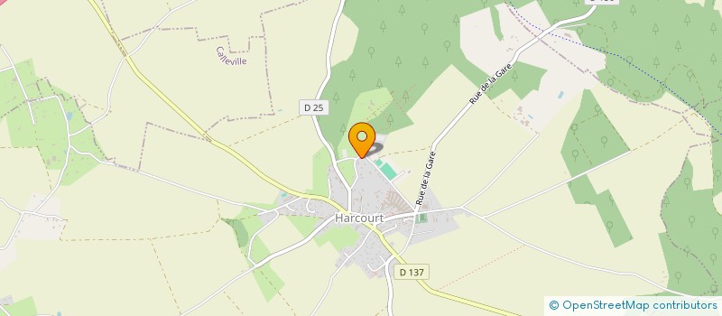 localisation de l'entreprise ASS TOURISTIQUE CULTURELLE HARCOURTOISE  HARCOURT