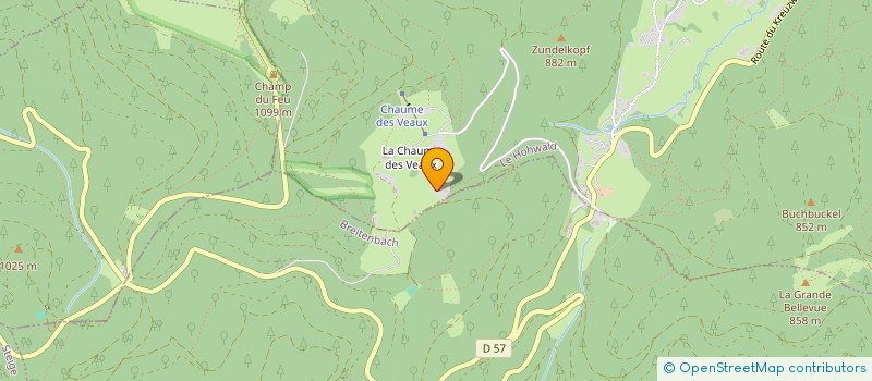 localisation de l'entreprise ASS TOURISTIQUE ET SPORTIVE DU HOCHFELD  LE HOHWALD