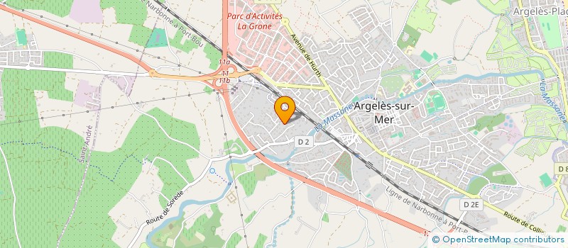 localisation de l'entreprise ASS TOURISTIQUE SAUVEGARDE HERMITAGES COMMUNE ARGELES SUR MER  ARGELES-SUR-MER