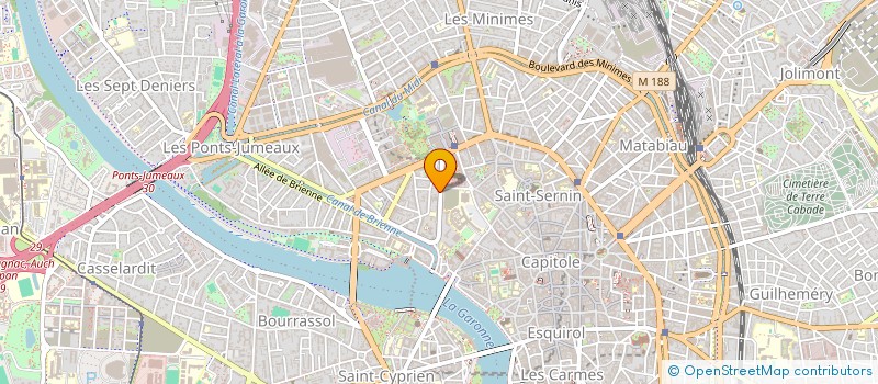 localisation de l'entreprise ASS TOURISTQUE SPORTIVE CULTUREL FINANCE  TOULOUSE