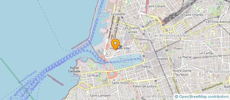localisation de l'entreprise ASS TOURNANT OUEST à MARSEILLE