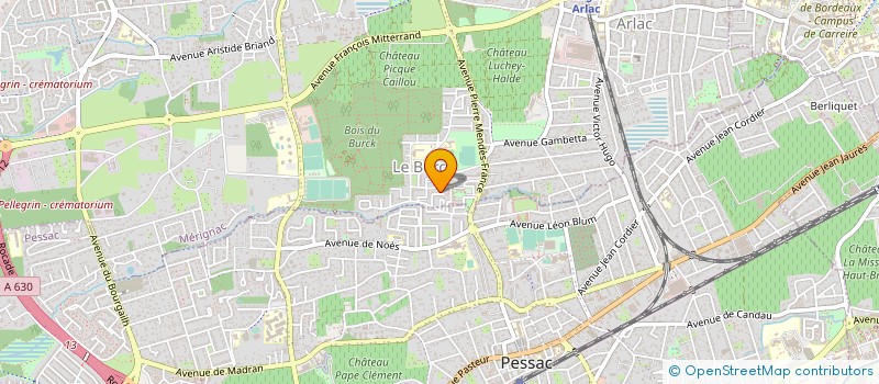 localisation de l'entreprise ASS TOURNESOL à MERIGNAC