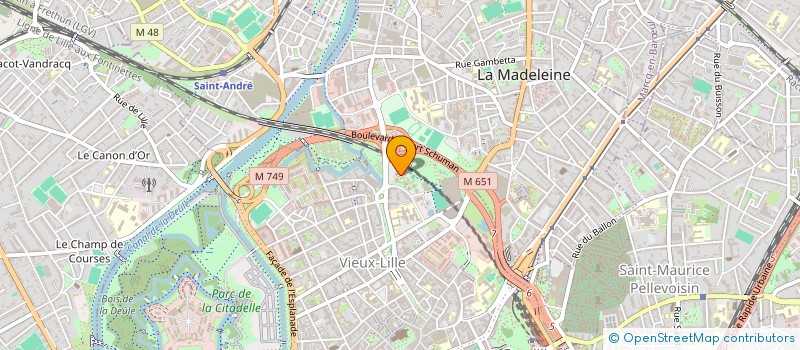 localisation de l'entreprise ASS TOUS POUR CHURCHILL à LILLE