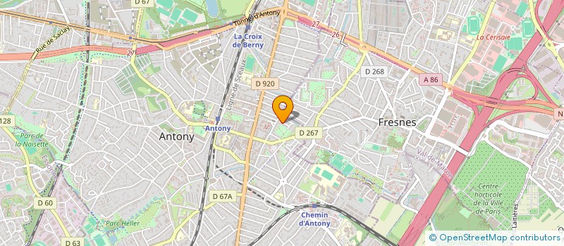 localisation de l'entreprise ASS TOUT EN CONTANT à ANTONY