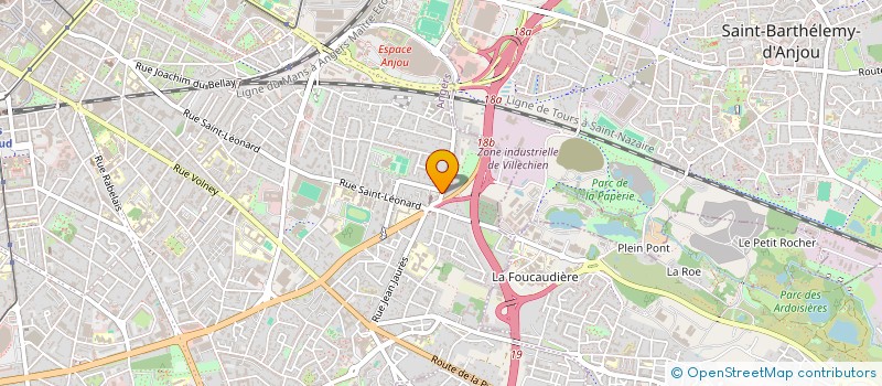 localisation de l'entreprise ASS TRAD ICI ON VIT à ANGERS