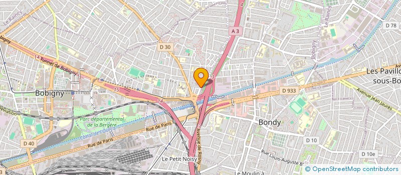 localisation de l'entreprise ASS TRADUCTEURS ET INTERPRETES REUNIS à BOBIGNY