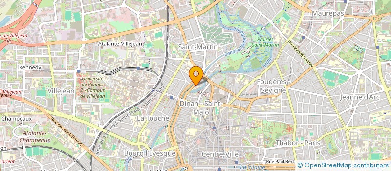localisation de l'entreprise ASS TRAIT D'UNION  RENNES