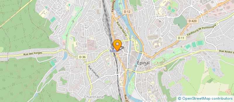 localisation de l'entreprise ASS TRAITEMENT DECHETS INDUSTRIELS à EPINAL
