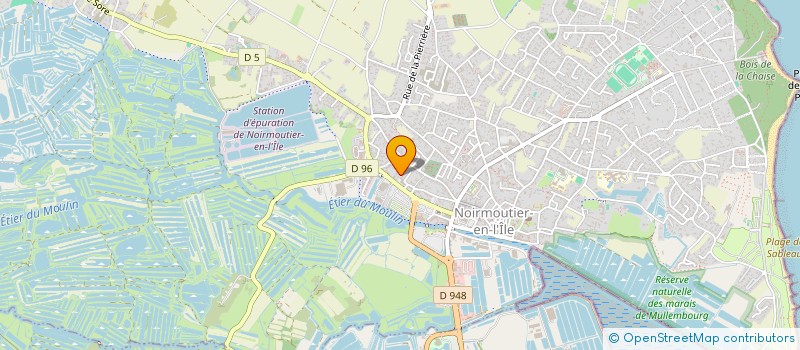 localisation de l'entreprise ASS TRAITEURS ET RESTAURATEURS à NOIRMOUTIER-EN-L'ILE