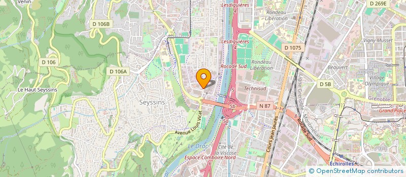 localisation de l'entreprise ASS  TRANSALPINE FRA ITAL EXPERTS COMPT à SEYSSINS