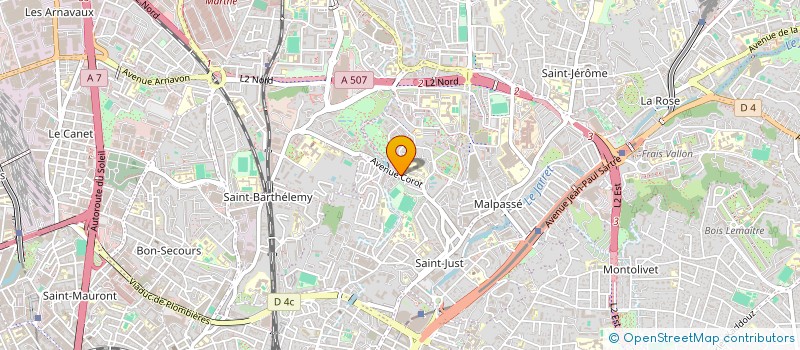 localisation de l'entreprise ASS TRANSPORTEURS AMBULANCIERS MERIDIONA à MARSEILLE