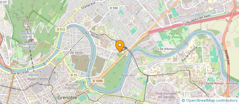 localisation de l'entreprise ASS TRAV RECH APPAREIL LOCOMOT GRENOBLE à LA TRONCHE