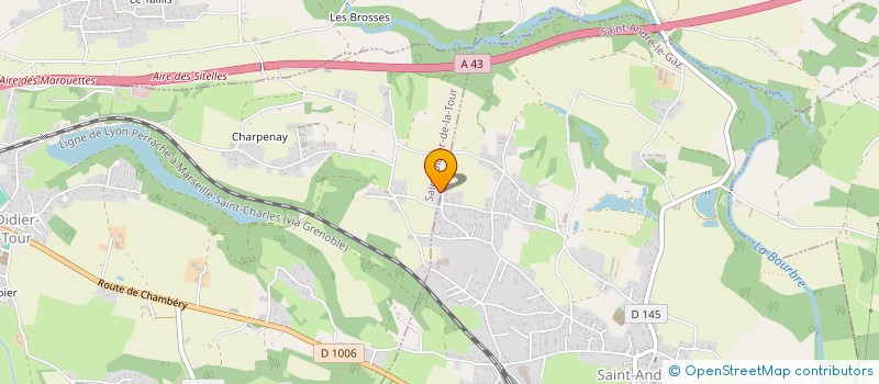 localisation de l'entreprise ASS TRAVAIL A DOMICILE à MONTAGNIEU