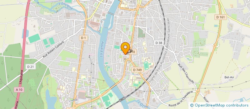 localisation de l'entreprise ASS TRAVAIL ET PARTAGE AIDE AUX CHOMEURS à CHATELLERAULT