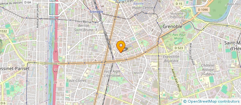 localisation de l'entreprise ASS TRAVAIL ET PARTAGE INTERMEDIAIRE à GRENOBLE