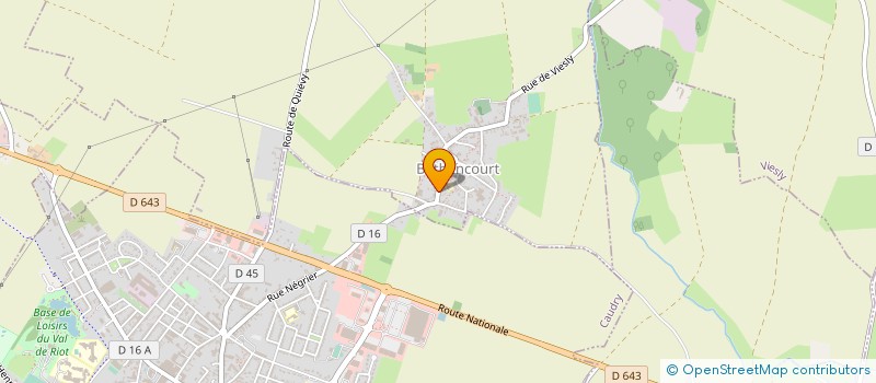 localisation de l'entreprise ASS TRAVAIL ET PROGRES  CAUDRY