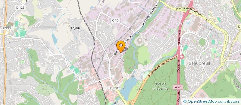 localisation de l'entreprise ASS TRAVAIL OCCASIONNEL SERVICE à LIMOGES