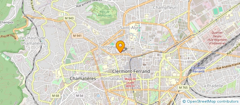 localisation de l'entreprise ASS TRAVAILLEURS ACTION CULTURELLE  CLERMONT-FERRAND