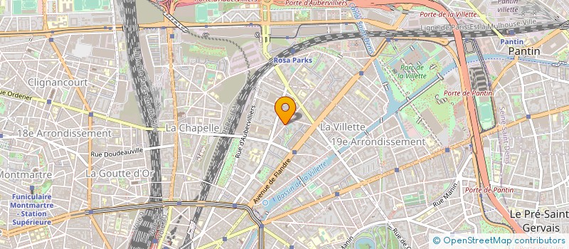 localisation de l'entreprise ASS TRAVAILLEURS HANDICAPES CPAM REG PAR  PARIS