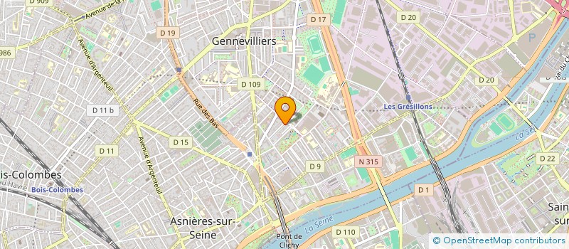 localisation de l'entreprise ASS TRAVAILLEURS MAGHREBINS DE FRANCE à GENNEVILLIERS