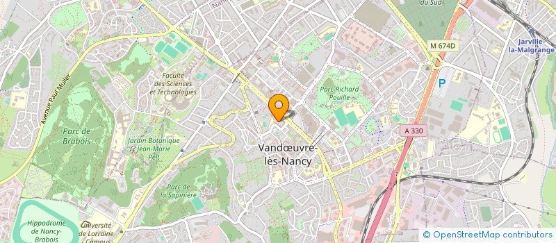 localisation de l'entreprise ASS TRAVAILLEURS MAGHREBINS FRANCE  VANDUVRE-LES-NANCY