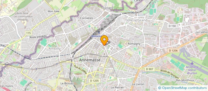 localisation de l'entreprise ASS TRAVAILLEURS TURCS ANNEMASSE à ANNEMASSE