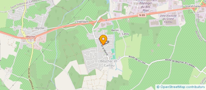localisation de l'entreprise ASS TREMPLINS POUR L EMPLOI T 2000 à SAINT-QUENTIN-DE-BARON