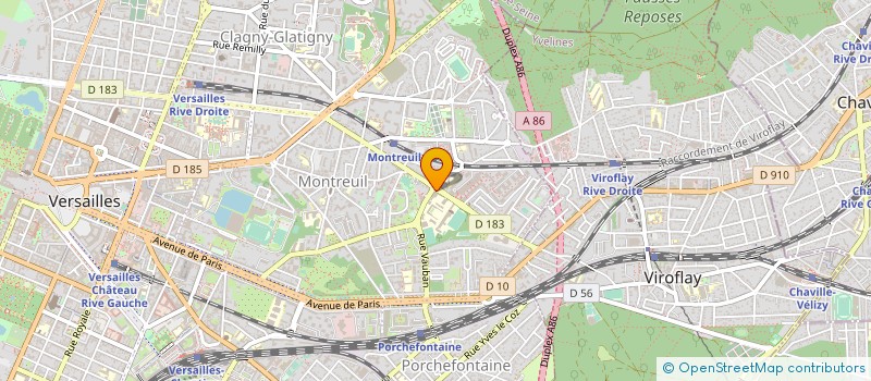 localisation de l'entreprise ASS TRESORIERS ELEVES ECOLE STE GENEVIEV à VERSAILLES