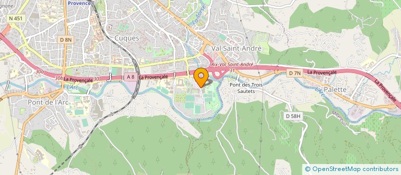localisation de l'entreprise ASS TRIATHL'AIX PROVENCE à AIX EN PROVENCE