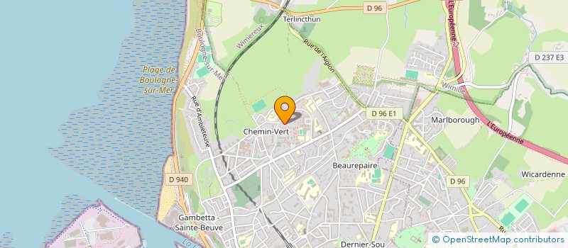 localisation de l'entreprise ASS TRIBALE à BOULOGNE-SUR-MER