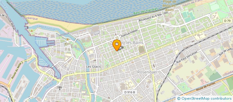 localisation de l'entreprise ASS TRIOLET à DUNKERQUE