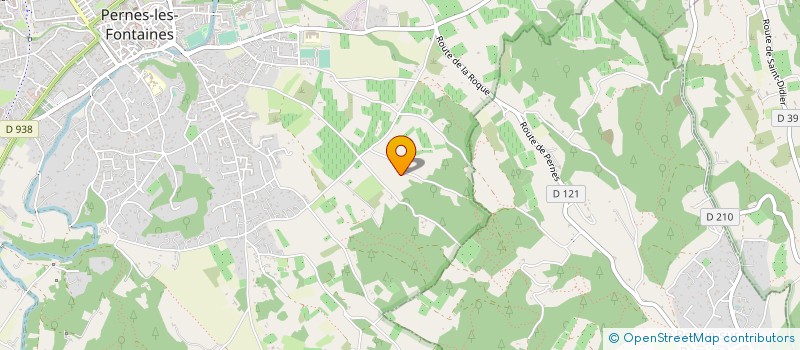 localisation de l'entreprise ASS TROC DE SAVOIRS  PERNES-LES-FONTAINES